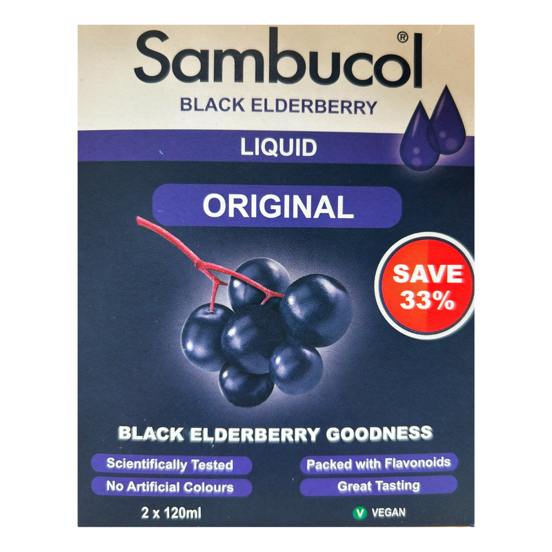 Sambucol Original Liquid 120ml x 2