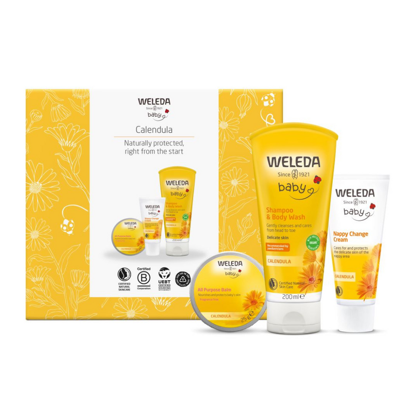 Calendula Baby Skin Care Gift Set