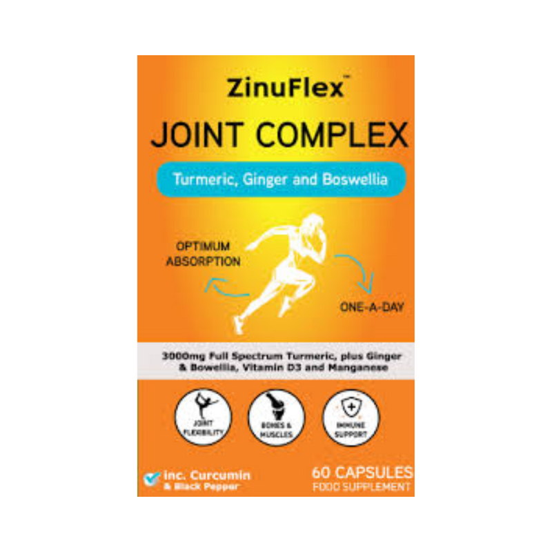 ZinCuFlex Ginger and Curcumin Complex (30 Caps)