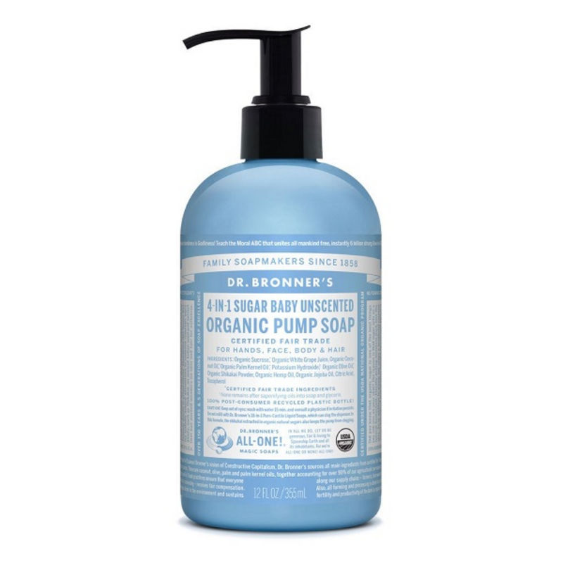 Dr. Bronner's All-One Baby Mild Organic Sugar Soap