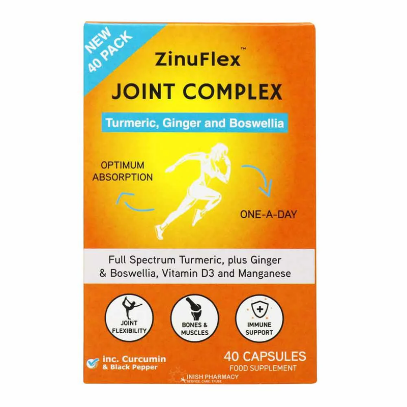 ZinCuFlex Ginger and Curcumin Complex (30 Caps)
