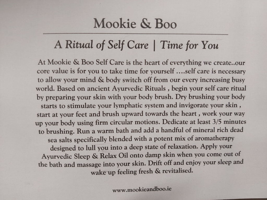 Mookie and Boo Ritual Of Selfcare - Time for You