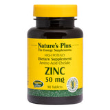 Nature's Plus Zinc 50 mg Tablets