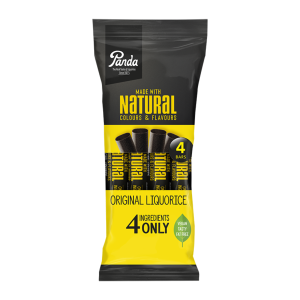 Panda Natural Liquorice Bars 4x32g