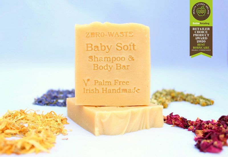 Palm Free Handmade Irish Baby Soft Shampoo Bar