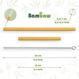 Bambaw Reusable Bamboo Straw in Pouch