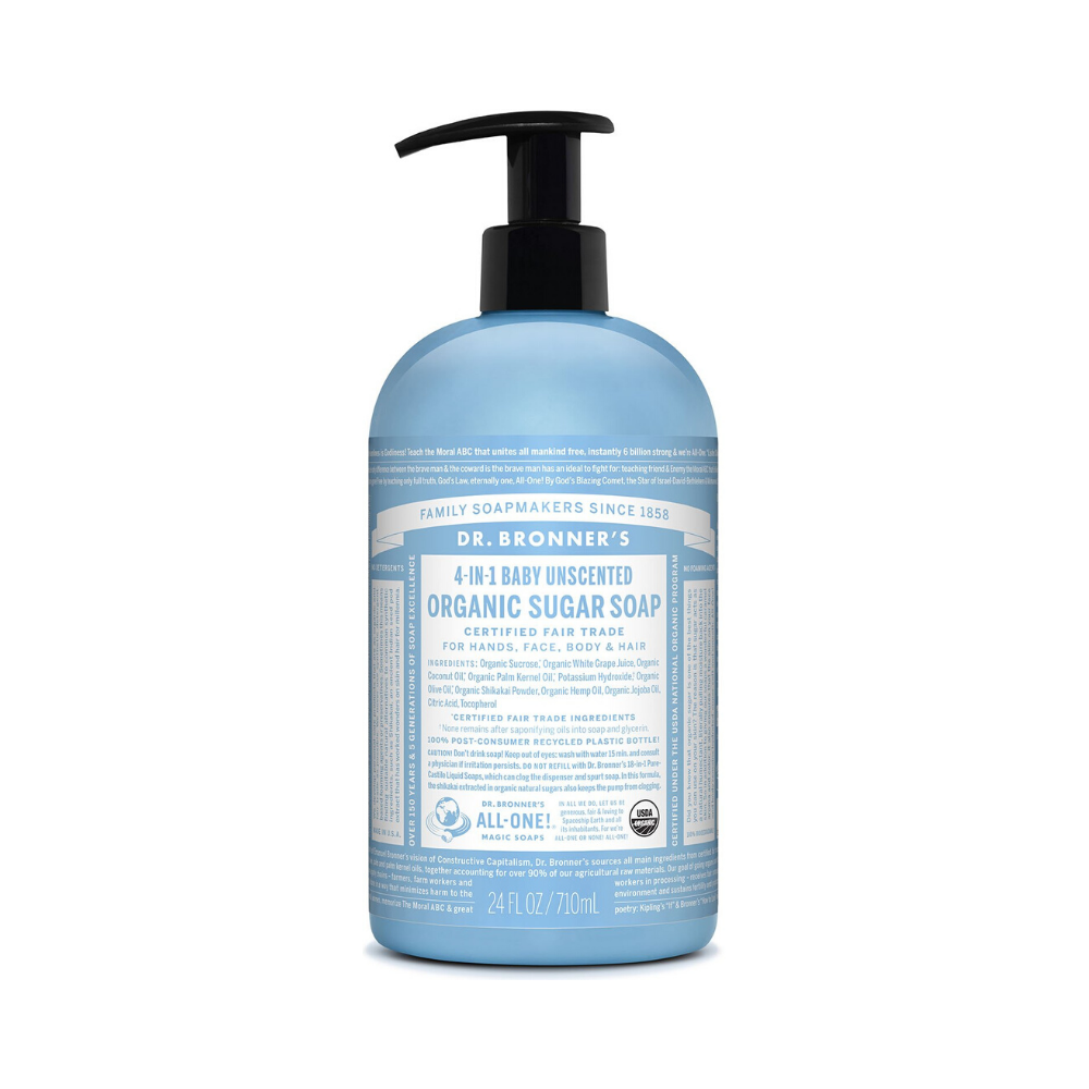 Dr. Bronner's All-One Baby Mild Organic Sugar Soap