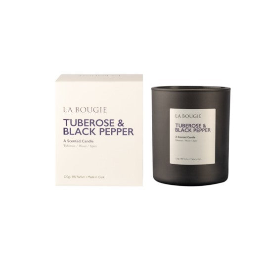 La Bougie TUBEROSE & BLACK PEPPER CANDLE