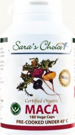 Saras Choice Organic 3ROOT Maca Capsules(100)