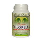 Sara`s Choice Organic Chlorella Tablets 500mg
