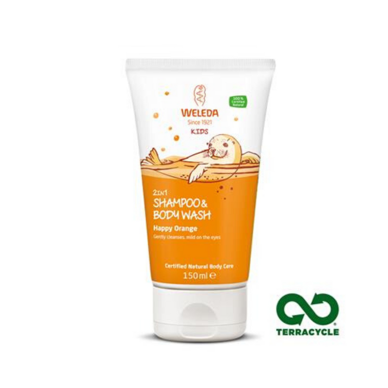 Weleda Kids 2in1 Shampoo and Body Wash Happy Orange 150ml