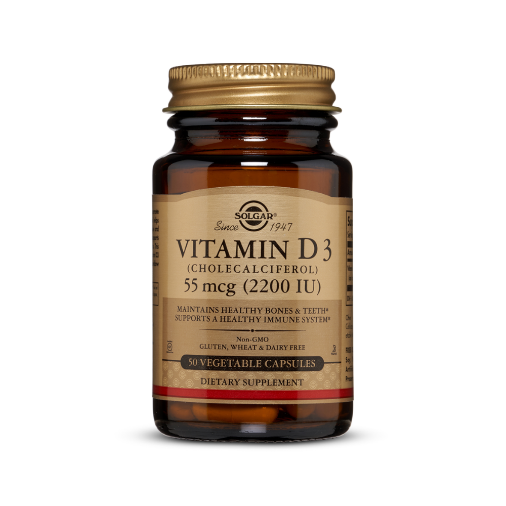 Vitamin D3  (2200 IU) Vegetable Capsules