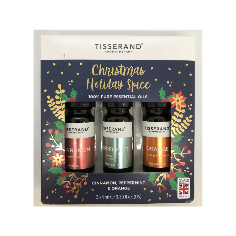 Tisserand Christmas Holiday Spice Essential Oil Set