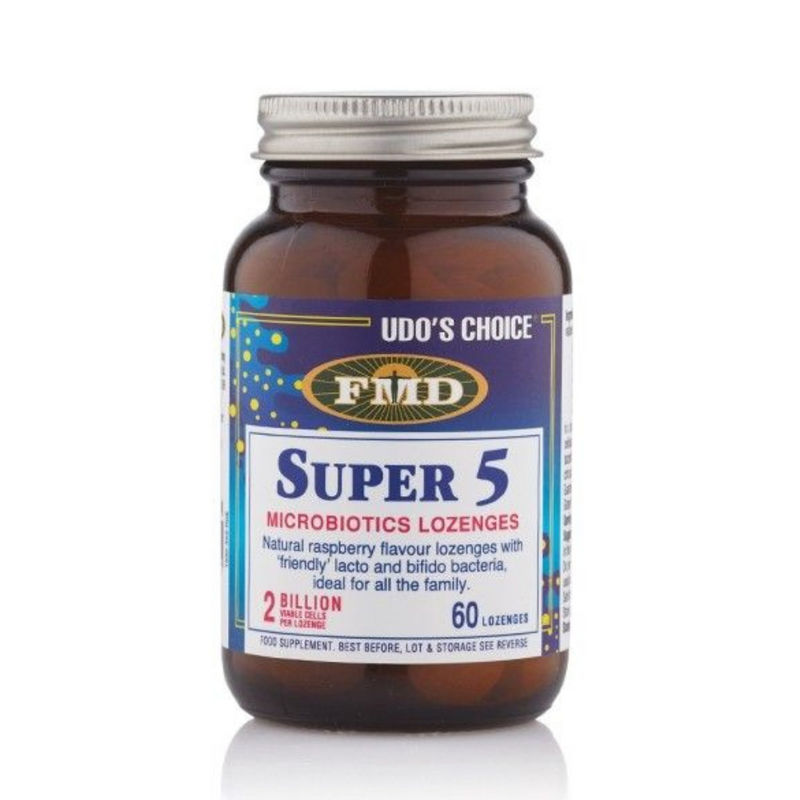 Udo’s Choice Super 5 Microbiotic Lozenges