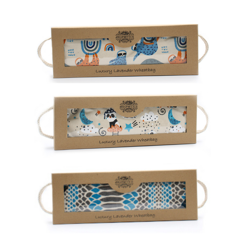 Luxury Lavender Wheat Bag in Gift Box