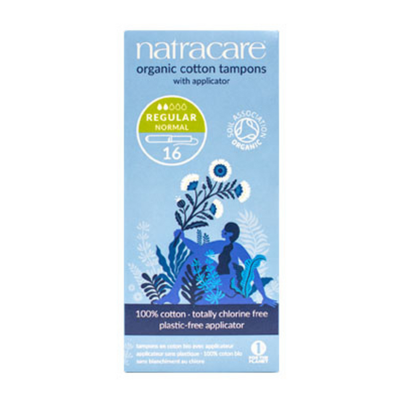 Regular Organic Cotton Tampons with Applicator