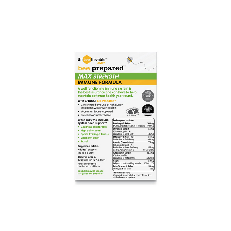 Unbeeliveable Health Bee Prepared Max Strength
