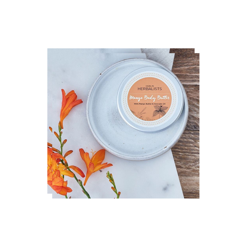 Dublin Herbalists Mango Body Butter With Mango Butter and Avocado Oil