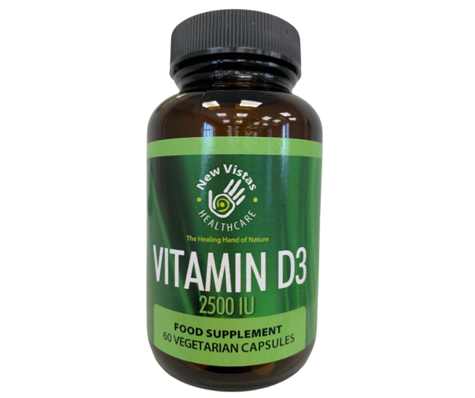 New Vistas Vitamin D3 2500IU 60caps