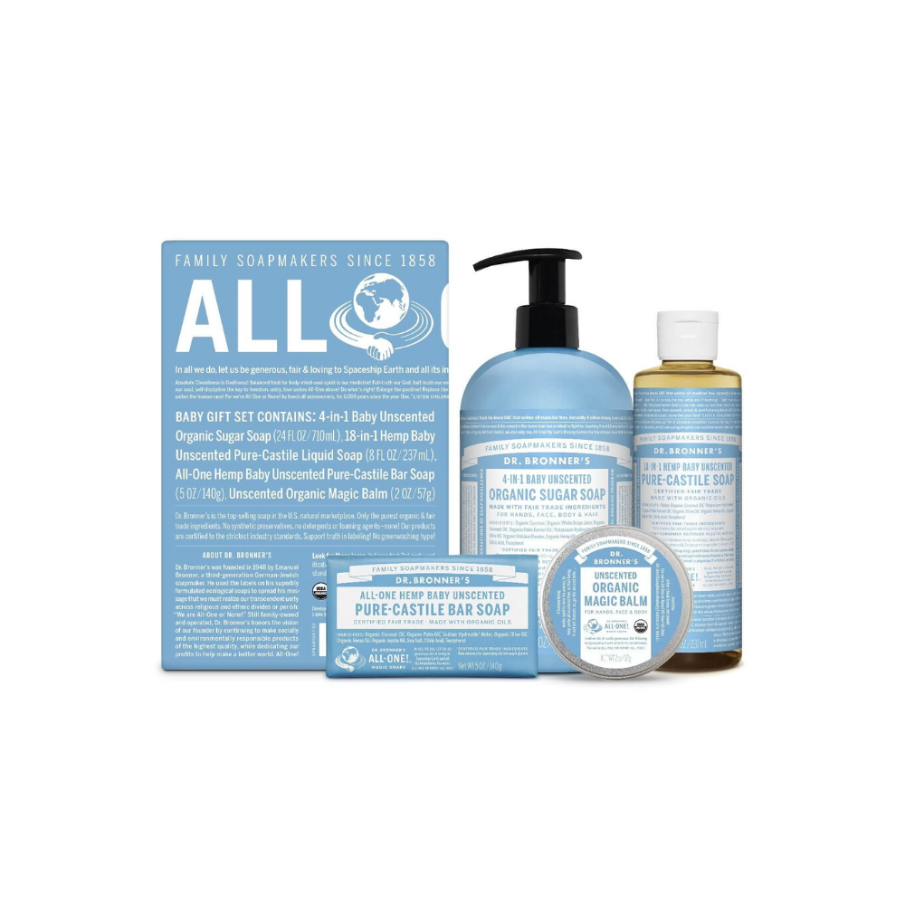 Dr Bronner's Baby Unscented Gift Set
