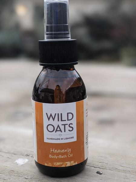 Wild Oats Heavenly Body Oil and Bath Milk